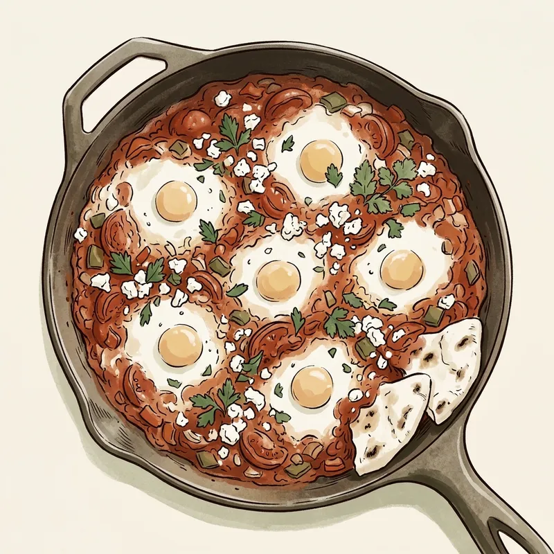 Illustration de Shakshuka aux tomates de serre