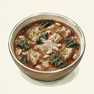 Illustration de Ribollita toscane