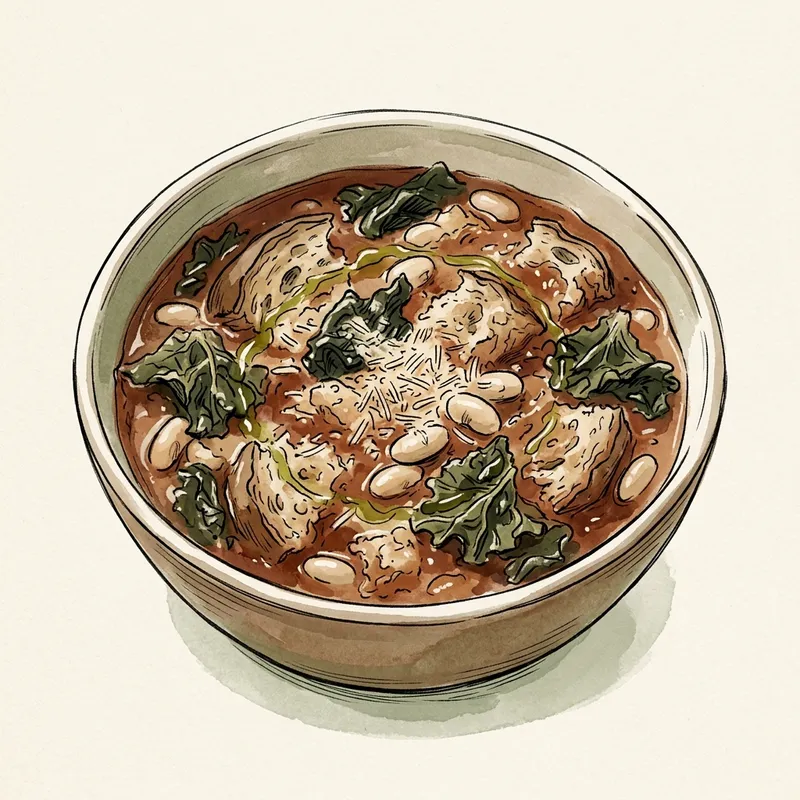 Illustration de Ribollita toscane